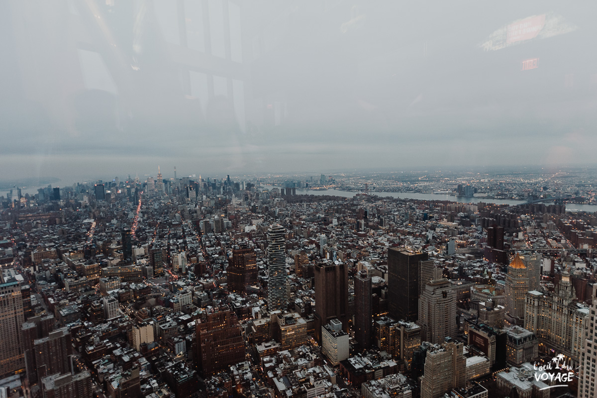 bon plan voyage new york, one world observatory, vue sur manhattan, L'oeil du Voyage blog photo