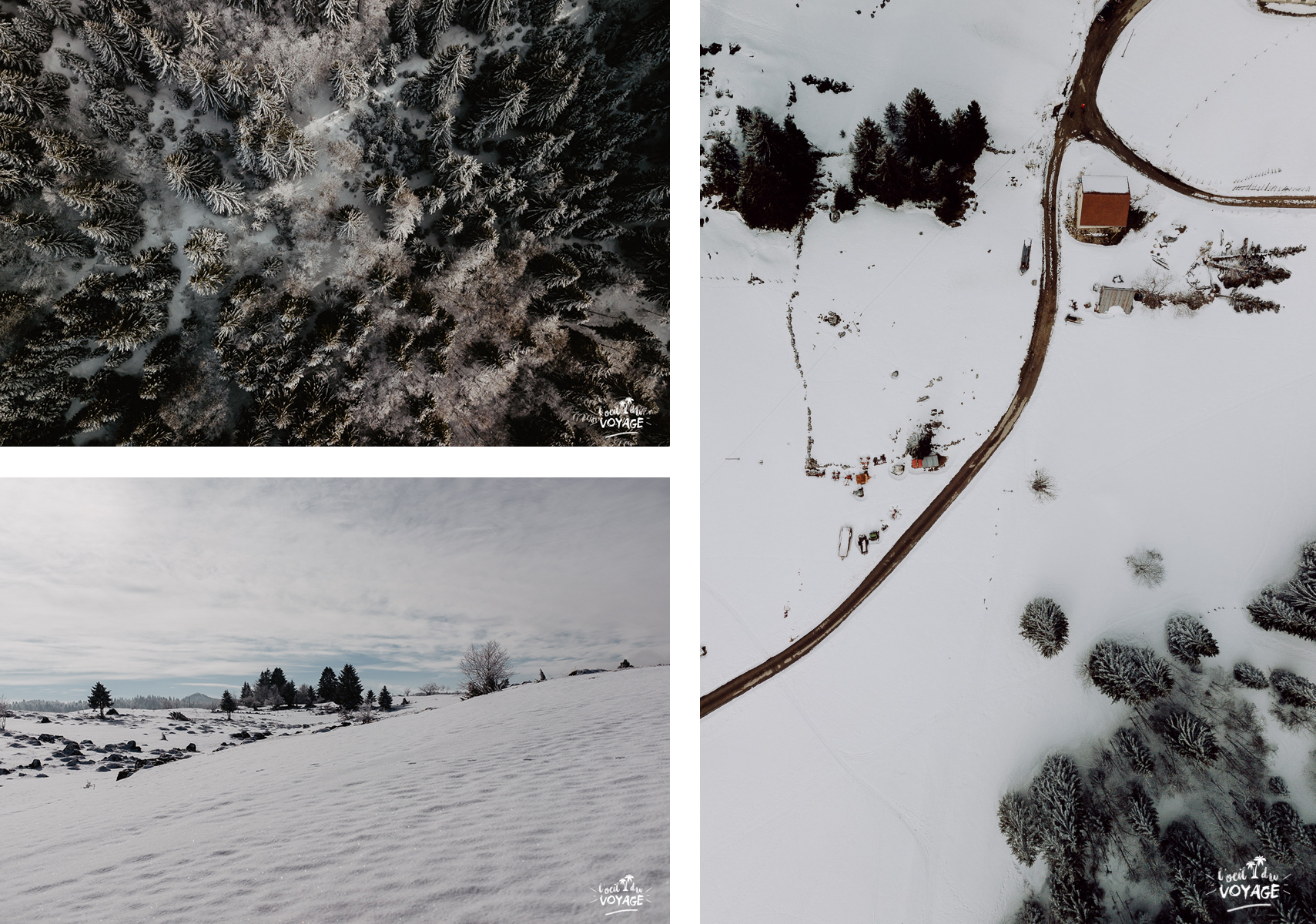 photo drone montagne, la pesse, jura, l'oeil du voyage