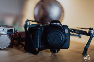 quel matériel pour vlog voyage, avec quoi faire les photos en voyage, canon eos 6D