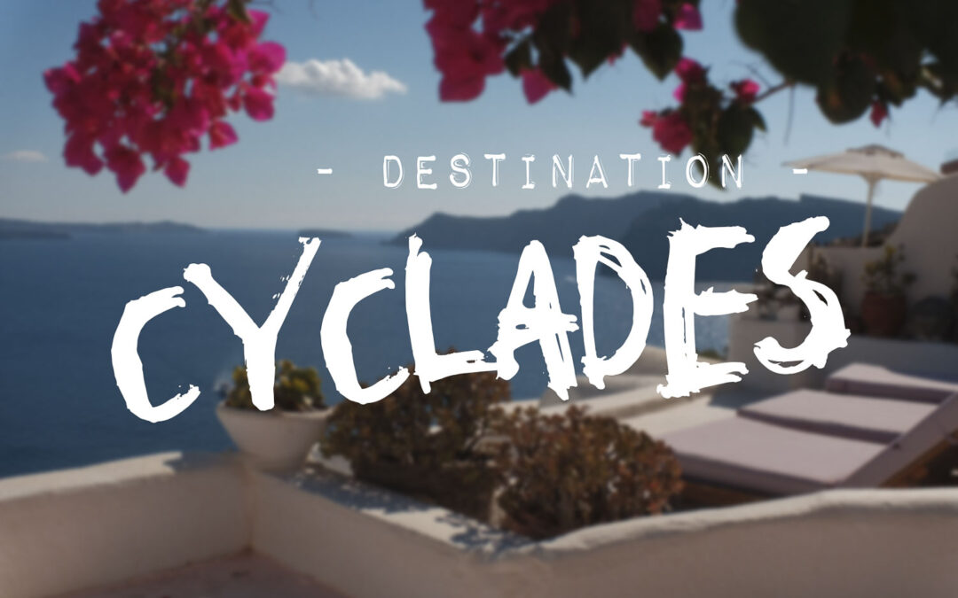 Image décorative des Cyclades pour présenter un article de blog.