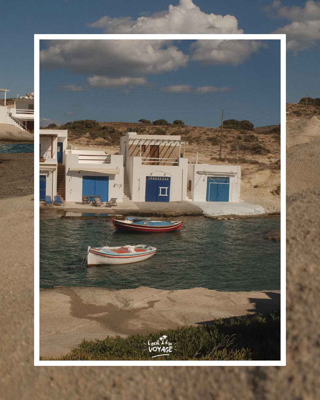Photographie de voyage à Milos dans les Cyclades.