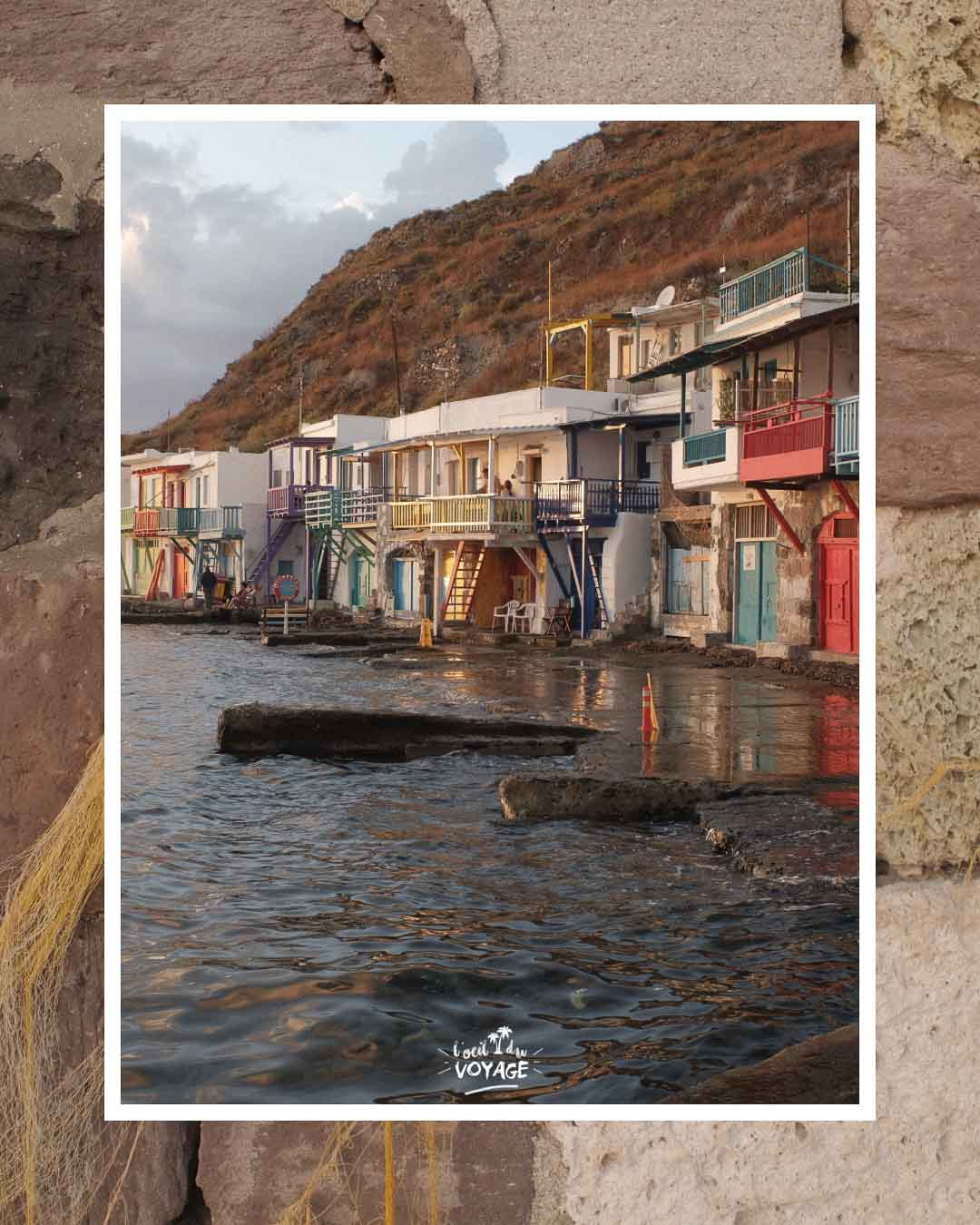 Photographie de voyage à Milos dans les Cyclades.