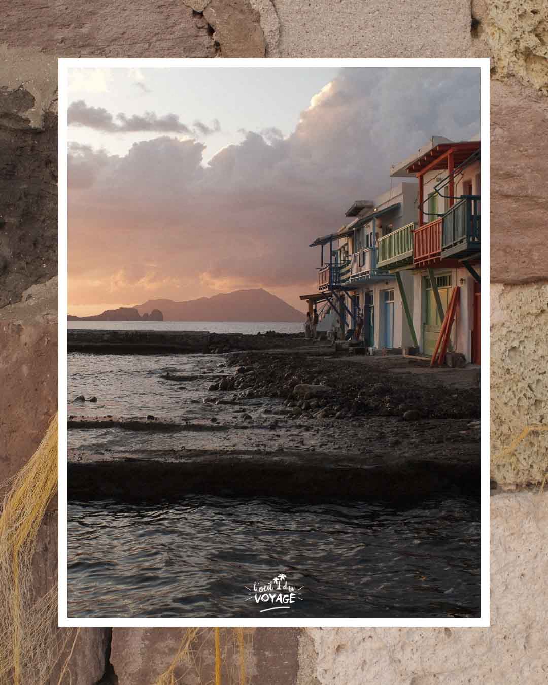 Visiter Milos, les plus beaux villages de pêcheurs.