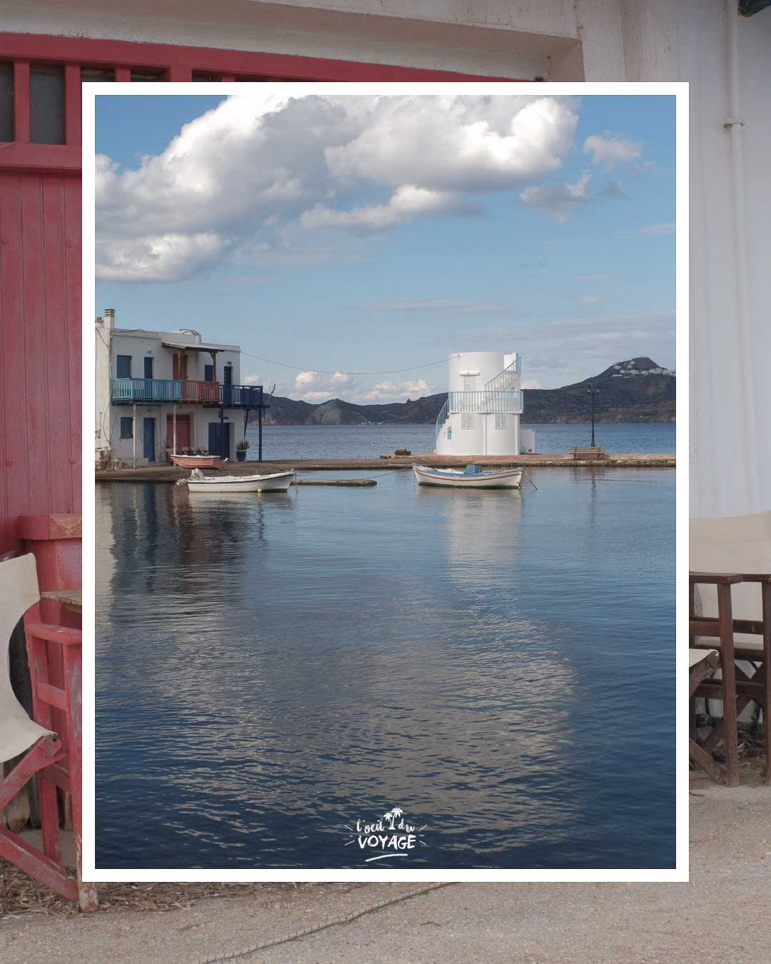 Photographie de voyage à Milos dans les Cyclades.