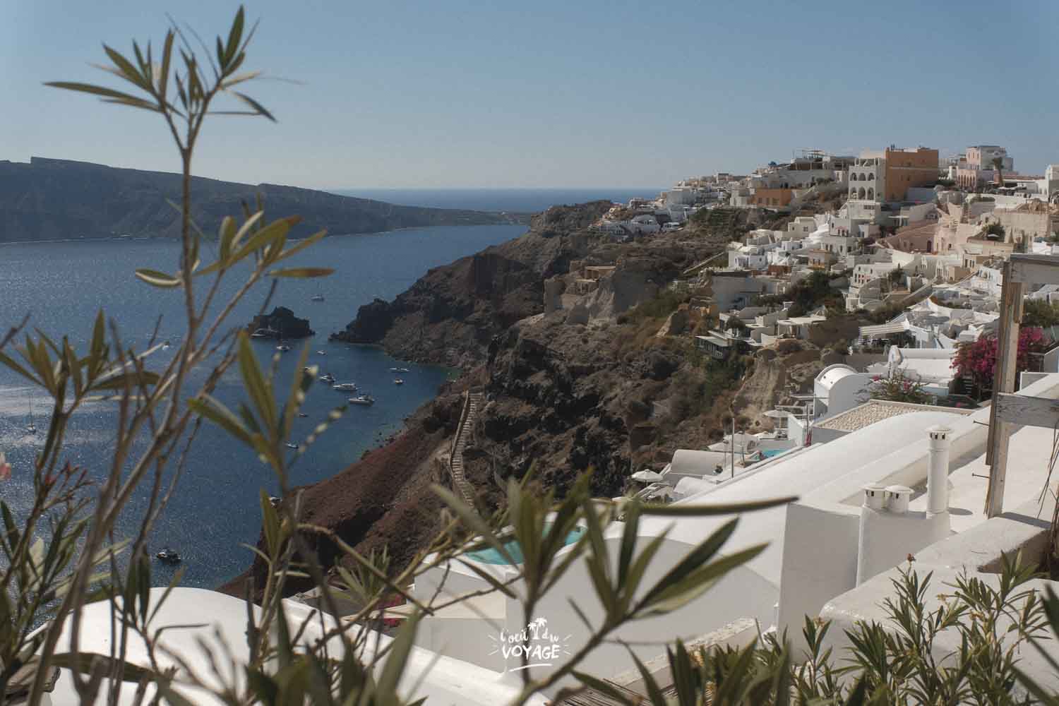 Visiter Santorin, photographie de voyage dans les Cyclades.